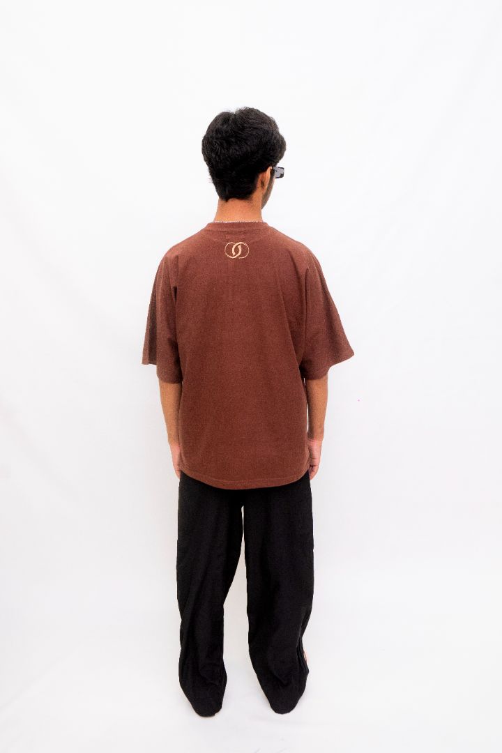 Brown baggy shirt